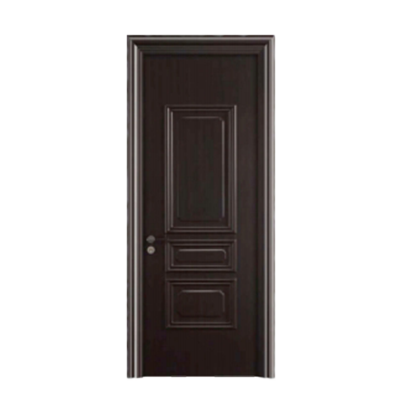 Dark Brown Classic Elegant Carved WPC Door Panel