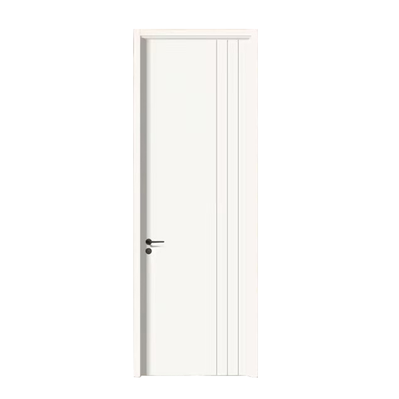 Pure White Modern Minimalist WPC Door Panel